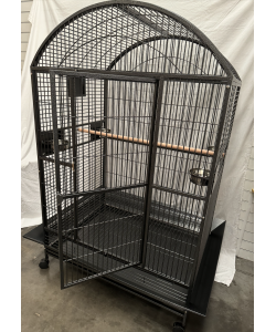 Parrot-Supplies Manhattan Grande Dome Top Macaw Parrot Cage Antique