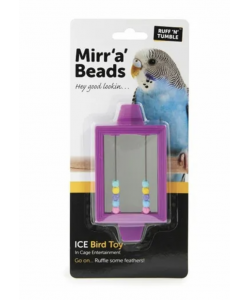 Sharples Ruff 'N' Tumble Mirr 'A' Beads Bird Mirror Toy