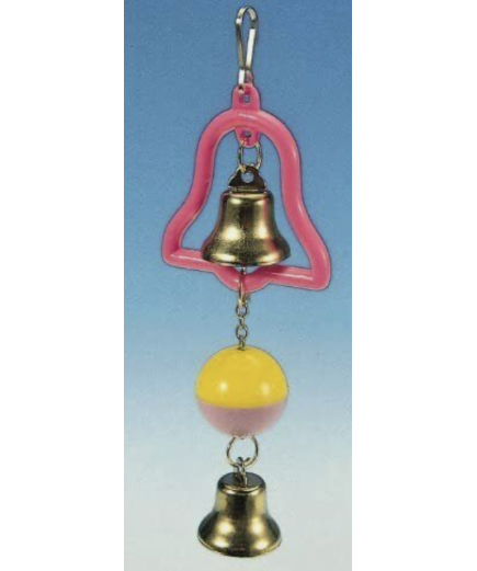 Little Friends Ball & Bell On Chain Budgie Boredom Breaker Toy