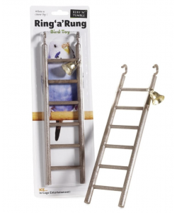 Sharples Ruff N Tumble Ring 'a' Rung Bird Ladder With Bell Toy