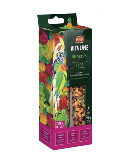 Vitapol Smakers Vitaline Vege For Small And Medium Parrots Treats