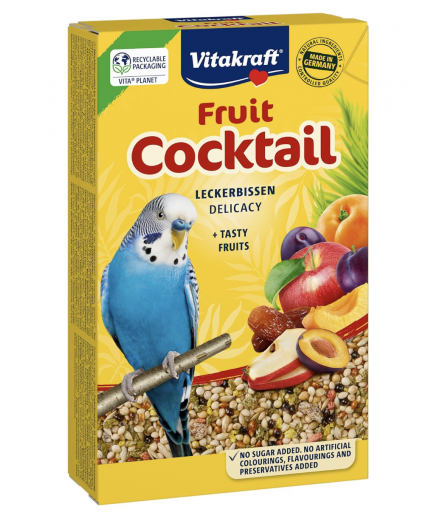 Vitakraft Fruit Cocktail Budgie Seed Food 200g