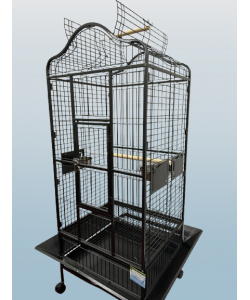 Parrot-Supplies Oakland Open Top Parrot Cage Black