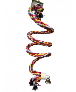 Parrot-Supplies Parrot Boing Cotton Spiral Bouncing Perch Large