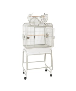 Rainforest Cages Santa Fe Top Opening Parrot Cage With Stand - Stone