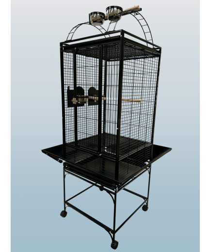 Parrot-Supplies Colorado Play Top Parrot Cage Black