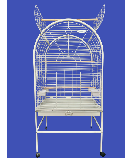 Parrot-Supplies Daytona Top Opening Parrot Cage White