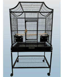 Parrot-Supplies Tampa Parrot Cage With Stand Black