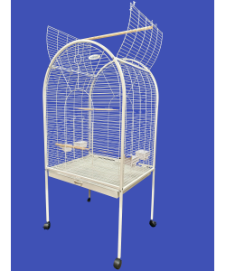 Parrot-Supplies Jacksonville Top Opening Parrot Cage White