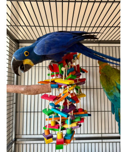 Parrot-Supplies Wood & Sisal Mega Jungle Macaw Parrot Toy