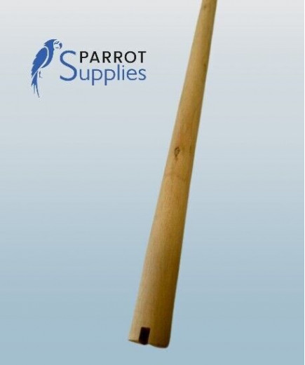 Z Replacement Parrot Cage Wooden Dowel Perch, L 100cm X 2.5cm