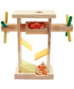 Treat Dispenser Machine Foraging Parrot Toy