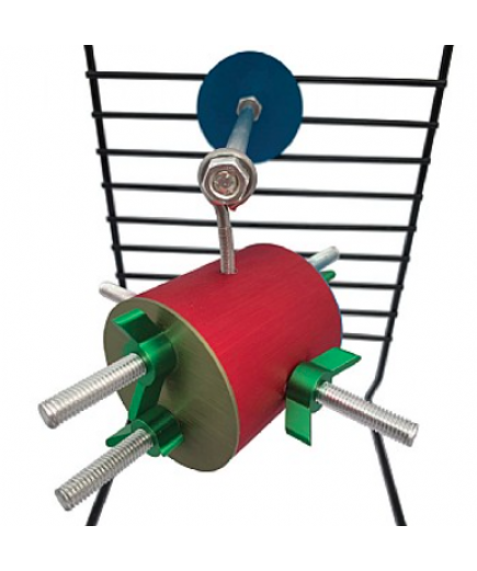 The Busy Barrel Foraging Puzzle Parrot Toy