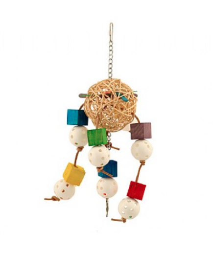 Balls and Blocks Parrot Toy