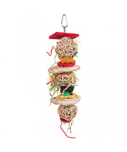 Crunch and Munch Chewable Parrot Toy