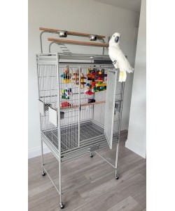 Rainforest Cages Dakota Play Gym Top Parrot Cage - Stone