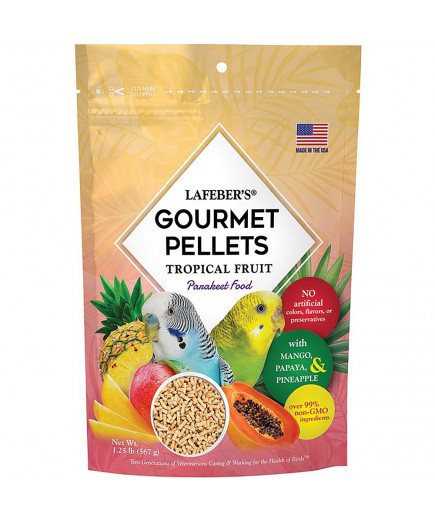 Lafeber Gourmet Pellets - Tropical Fruit - Budgie Food 567g