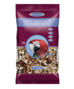 Johnston and Jeff Low Sunflower Seed Diet for Large Parrots 2kg