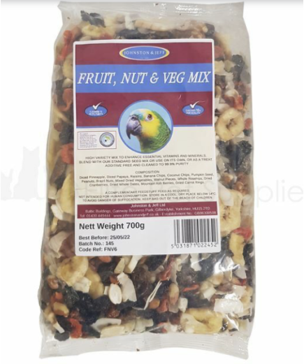 Johnston and Jeff Fruit, Nut and Veg Mix 700g