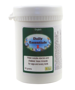 Birdcare Company Daily Essentials 1 Soluble Multi-Vitamins for Parrots 50g