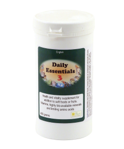 Birdcare Company Daily Essentials 3 Powdered Multi-Vitamins For Parrots 400g