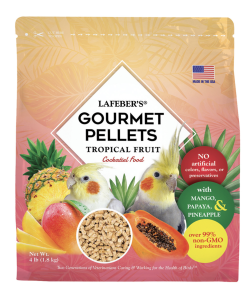 Lafeber Gourmet Pellets Tropical Fruit Complete Cockatiel Food 1.8kg