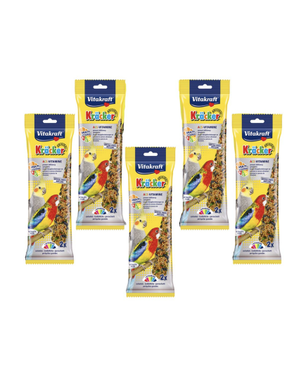 Vitakraft Cockatiel Treat Stick Multi-Vitamin Case of 5