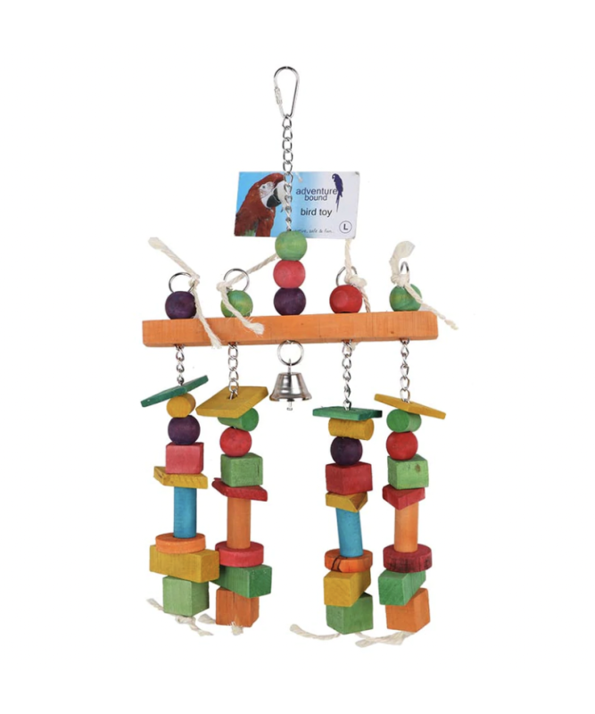 Adventure Bound Hendrix Parrot Toy