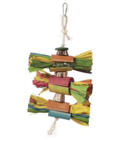 Adventure Bound Mahogany Pod Stacker Parrot Toy