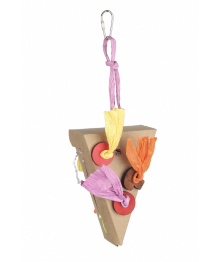 Adventure Bound Foraging Pizza Box Bird Toy