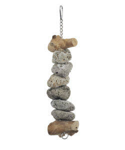 Adventure Bound Java Block Rock Large Parrot Toy