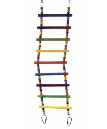 Adventure Bound Flexible Colour Parrot Cage Ladder Toy - Large