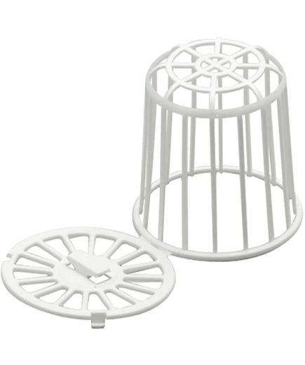 White Plastic Nesting Material Holder - Pack Of 10