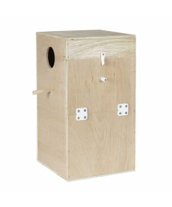 Large Parakeet Wooden Nest Box