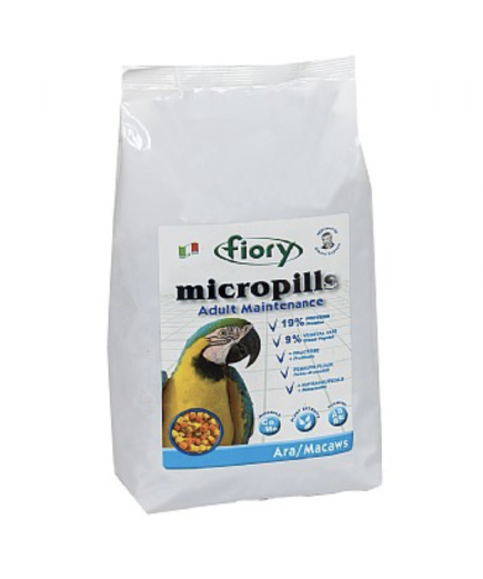 Fiory MicroPills Cold Pressed Pellets Macaw Parrot Food 1.4kg