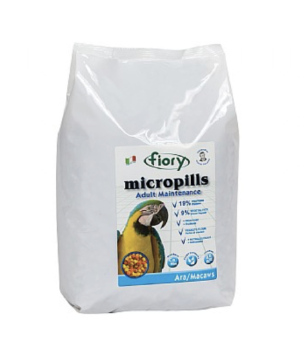 Fiory MicroPills Cold Pressed Pellets Macaw Parrot Food 2.5kg