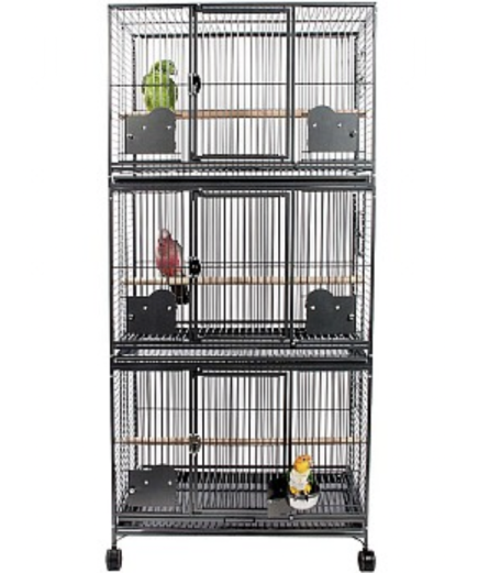 Rainforest Cages Grande Triple Breeding or Display Parrot Cage