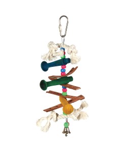 Triple Dowel Stacker Parrot Toy - Mini