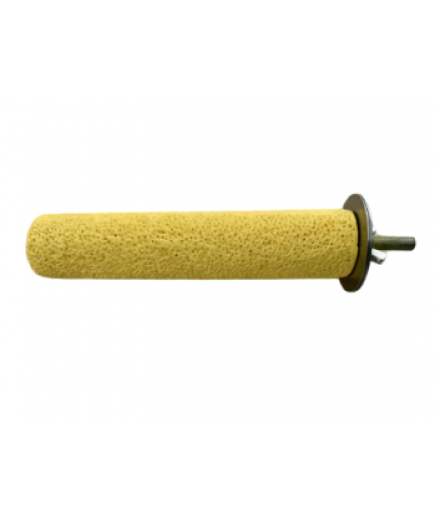 Parrot-Supplies 12.5cm Stone Nail Perch, Parrot Perch - Small - Yellow