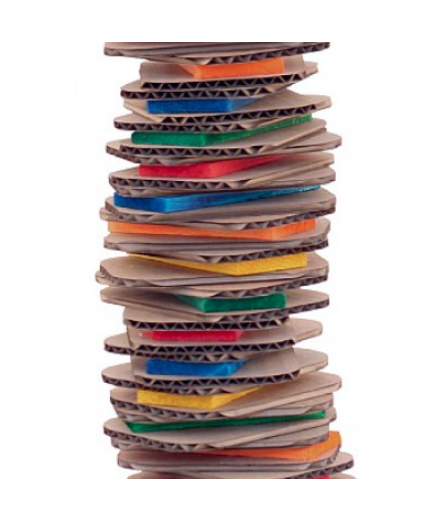 Stacks of Shredding - Large - Wood & Cardboard Parrot Toy