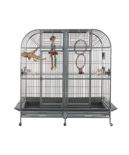 Rainforest Cages Castello II Large Parrot Cage with Divider