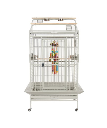 Rainforest Cages Santos II Play Gym Top Parrot Cage - Stone