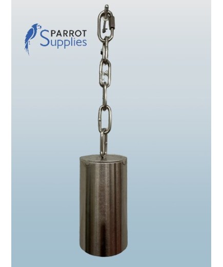 Parrot-Supplies Stainless Steel Bell Parrot Toy Extra Large