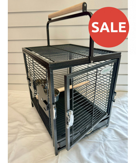 Parrot-Supplies Parrot Travel Cage - Black