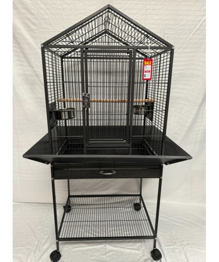 Parrot-Supplies Kansas Open Top Parrot Cage Antique