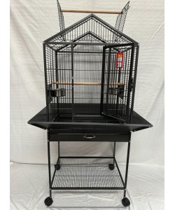 Parrot-Supplies Kansas Open Top Parrot Cage Antique