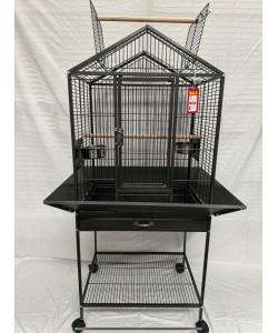 Parrot-Supplies Kansas Open Top Parrot Cage Antique