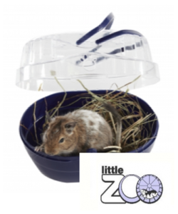 Little Zoo Mini Rodent Hamster Gerbil Mouse Bird Travel Transporter Blue