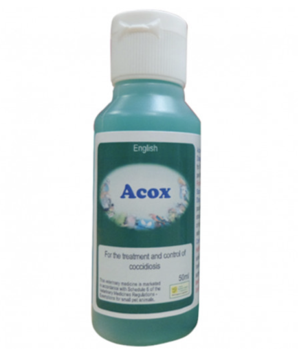 Birdcare Company ACOX Treatment for Coccidiosis in Birds – 50ml