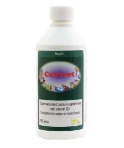 Birdcare Company Calcivet 250ml Liquid Calcium and D3 Bird Supplement